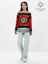 Лонгслив женский. Хлопок / VOLKSWAGEN