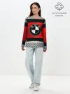 Лонгслив женский. Хлопок / BMW