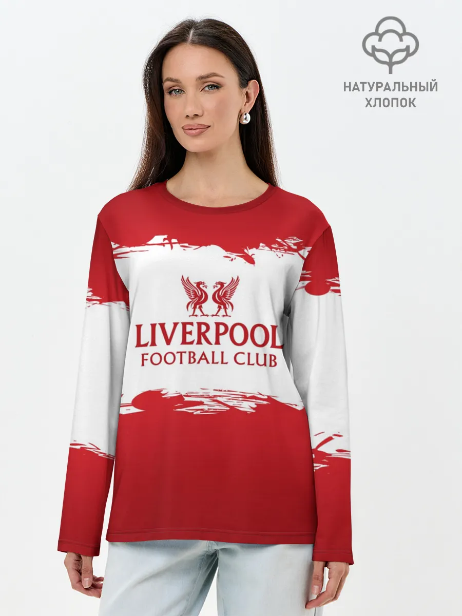 Лонгслив женский. Хлопок / Liverpool FC