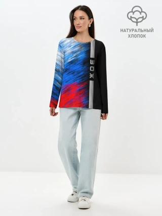 Лонгслив женский. Хлопок / ЗОЖ