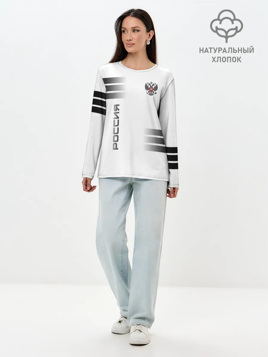 Лонгслив женский. Хлопок / Россия