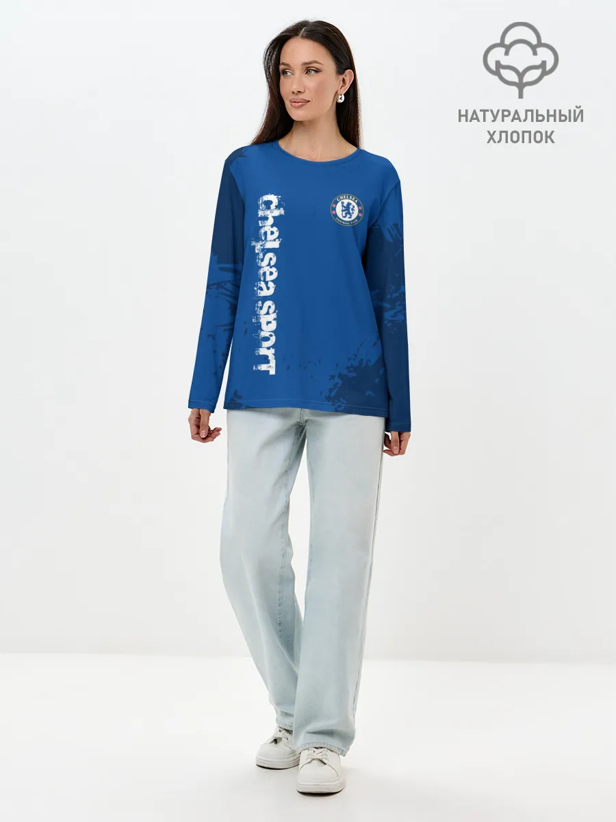 Лонгслив женский. Хлопок / CHELSEA SPORT