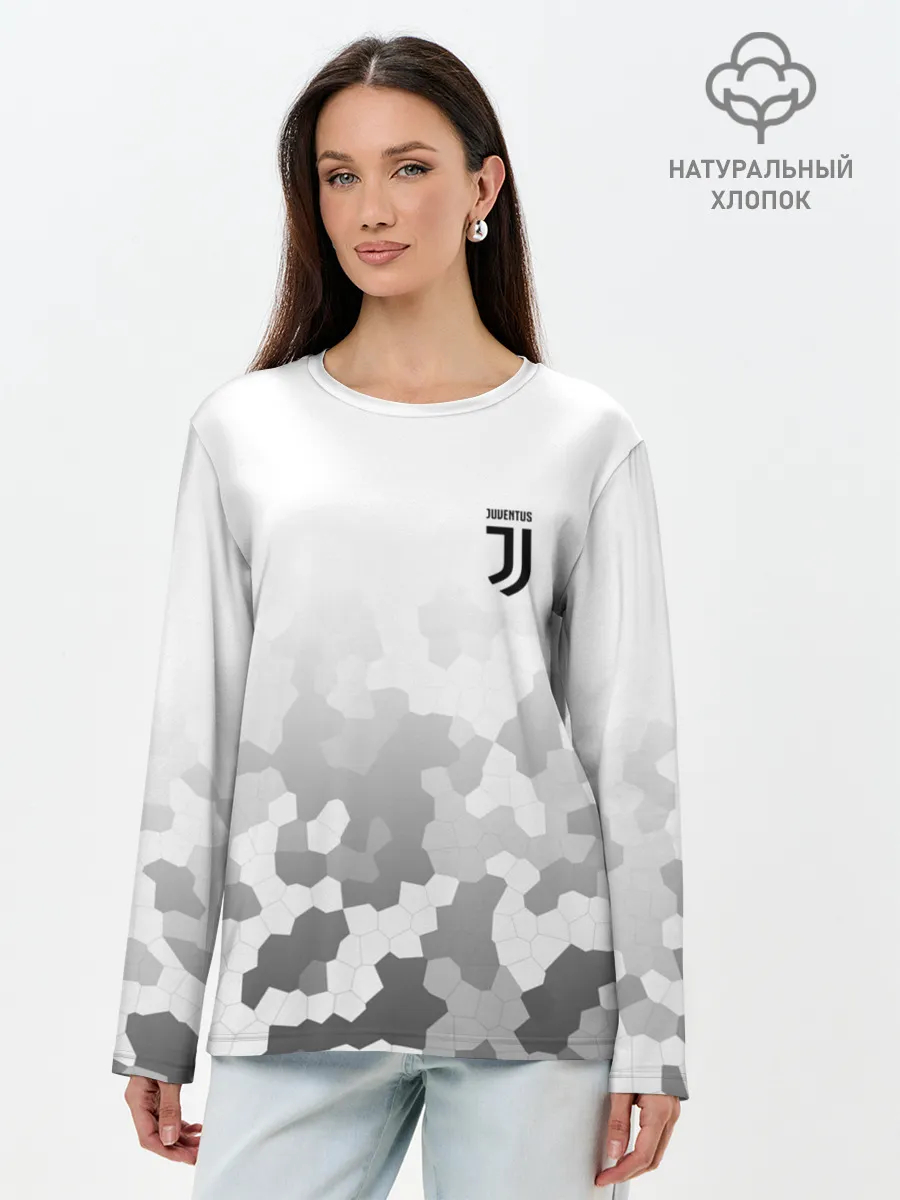 Лонгслив женский. Хлопок / JUVENTUS SPORT