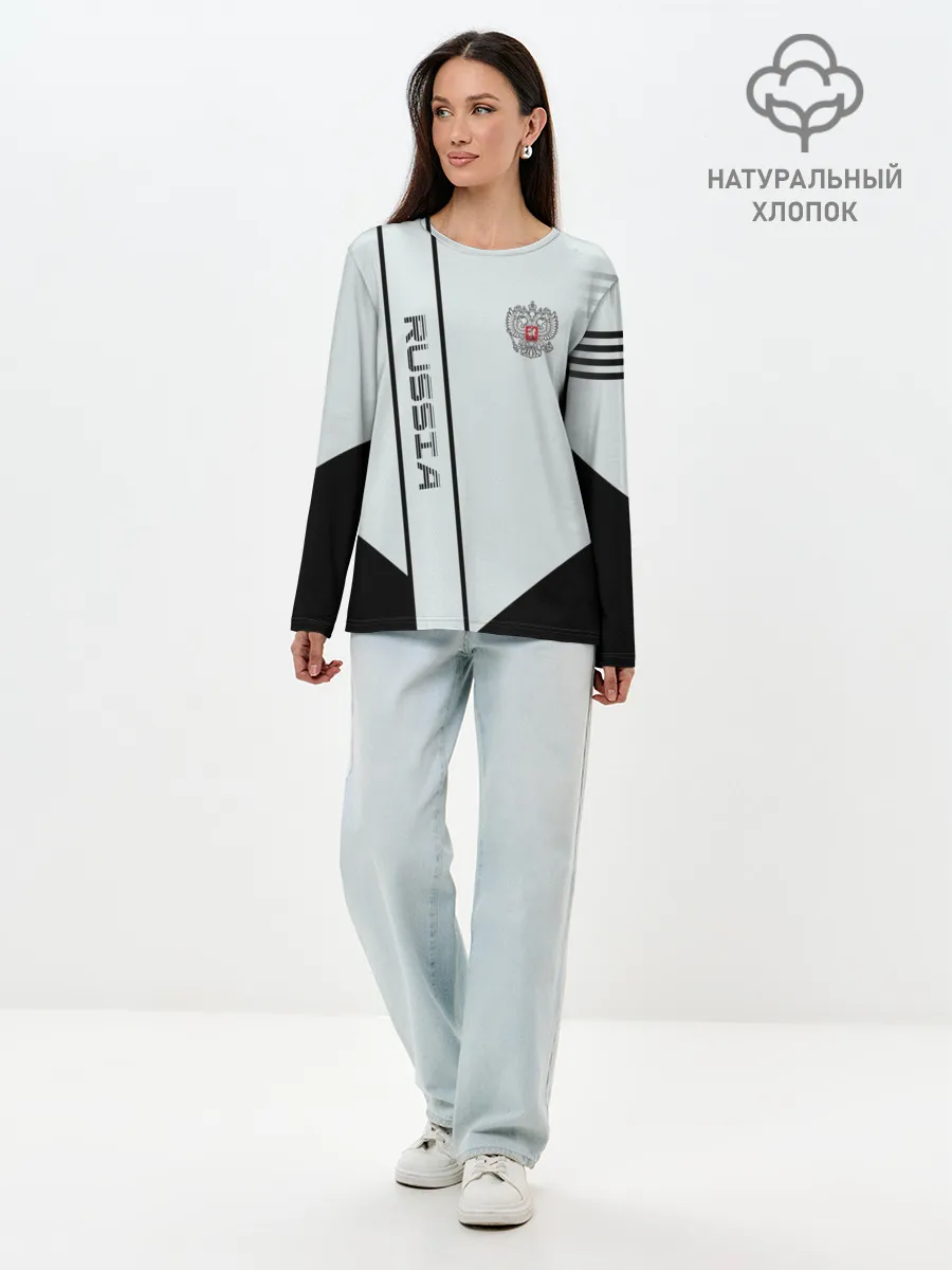 Лонгслив женский. Хлопок / Russia