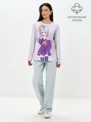 Лонгслив женский. Хлопок / Сиро