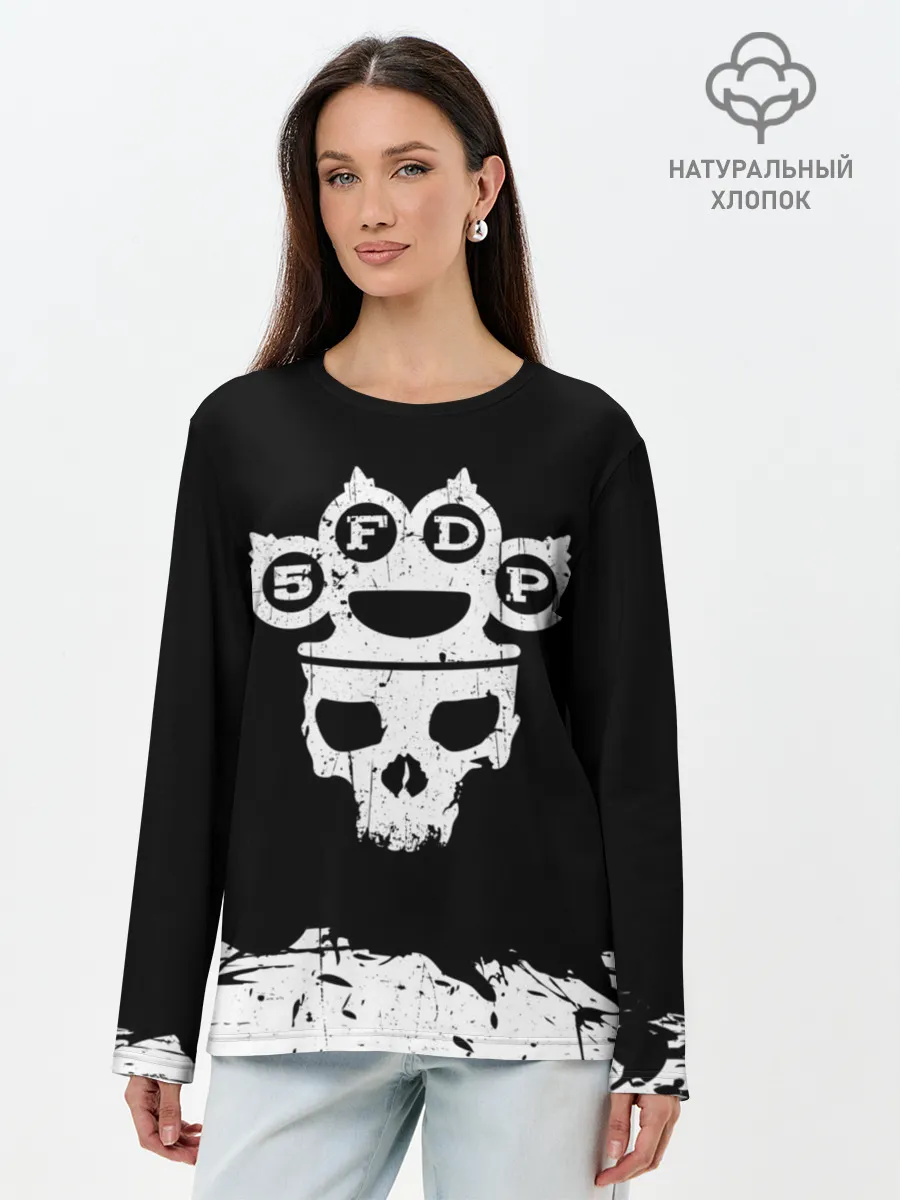 Лонгслив женский. Хлопок / Five Finger Death Punch