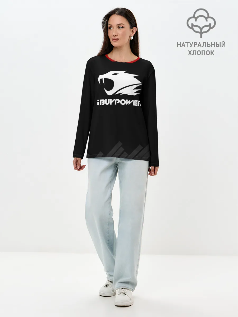 Лонгслив женский. Хлопок / iBuyPower | The Form