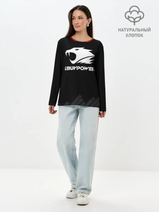 Лонгслив женский. Хлопок / iBuyPower | The Form