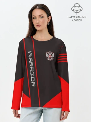 Лонгслив женский. Хлопок / Warrior
