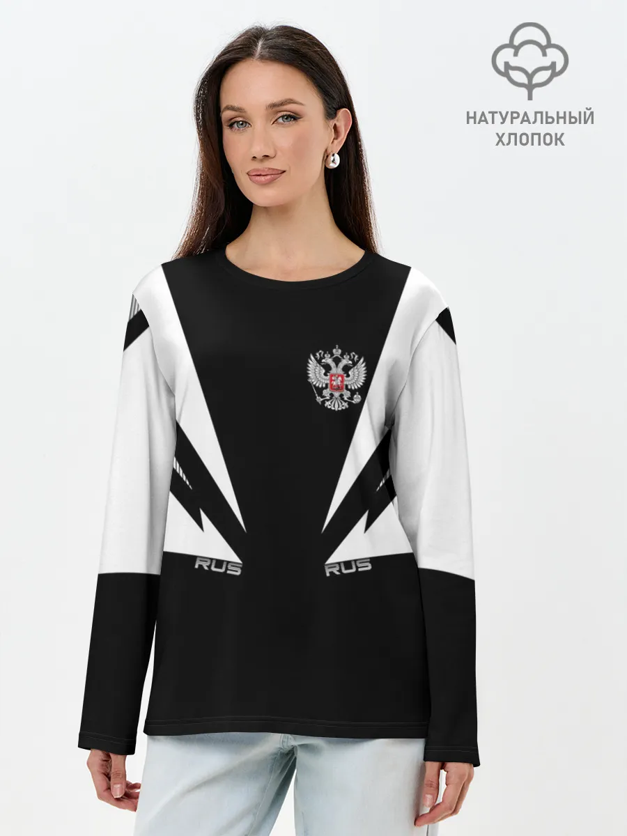Лонгслив женский. Хлопок / Россия