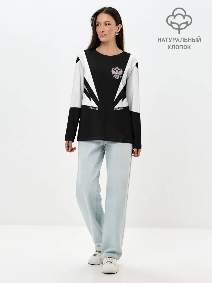 Лонгслив женский. Хлопок / Россия