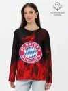 Лонгслив женский. Хлопок / BAYERN MUNCHEN