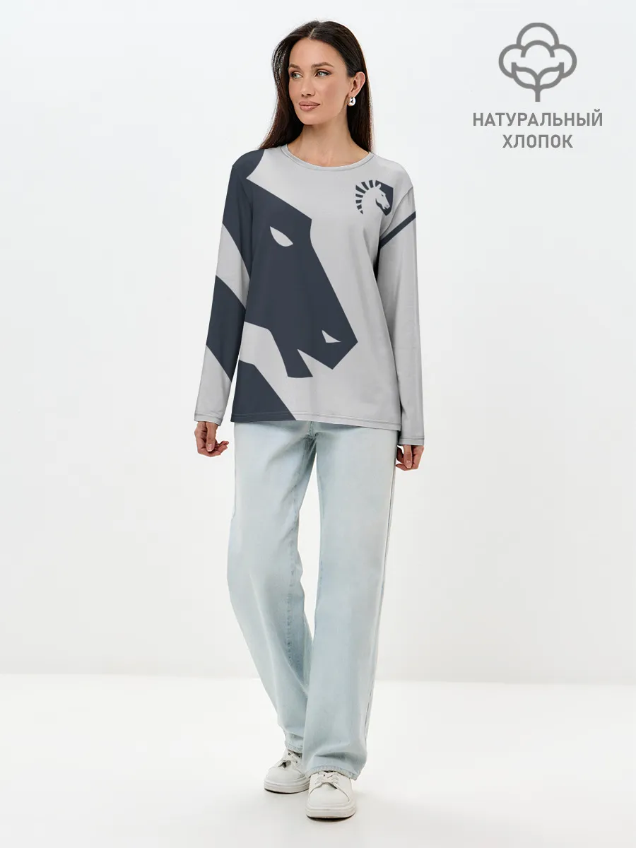 Лонгслив женский. Хлопок / Liquid - The Form