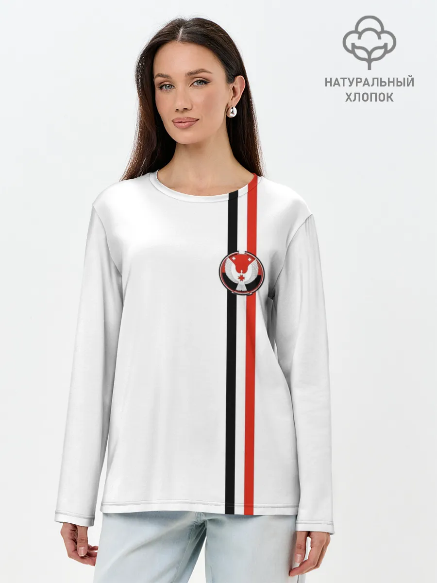Лонгслив женский. Хлопок / Удмуртская республика
