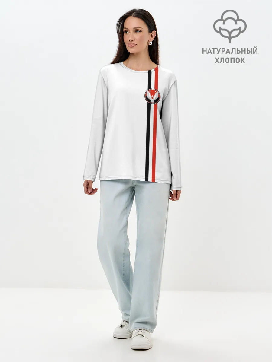 Лонгслив женский. Хлопок / Удмуртская республика