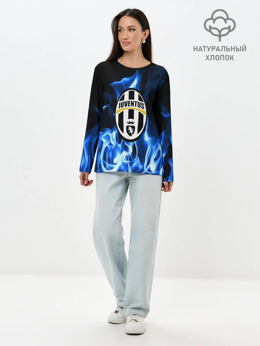 Лонгслив женский. Хлопок / JUVENTUS