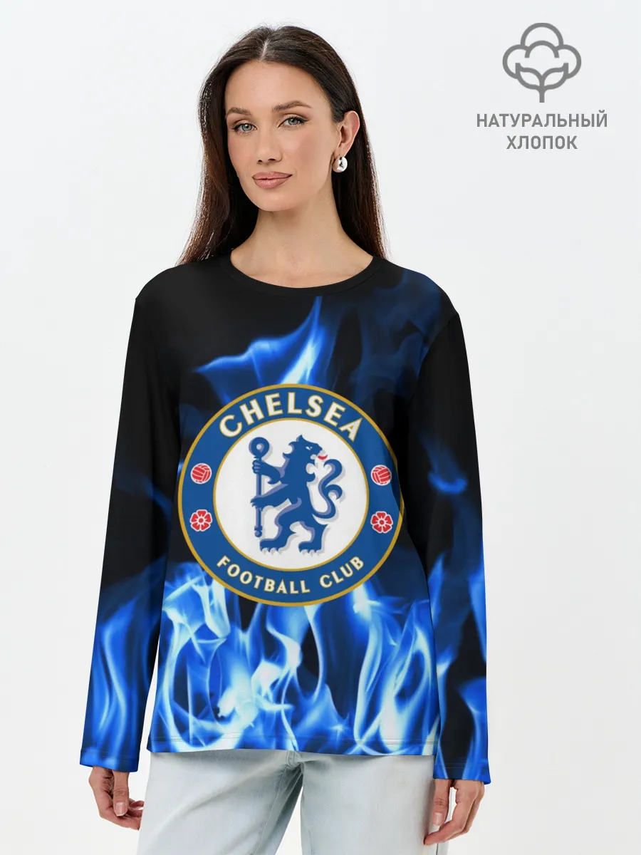Лонгслив женский. Хлопок / CHELSEA