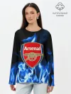 Лонгслив женский. Хлопок / ARSENAL