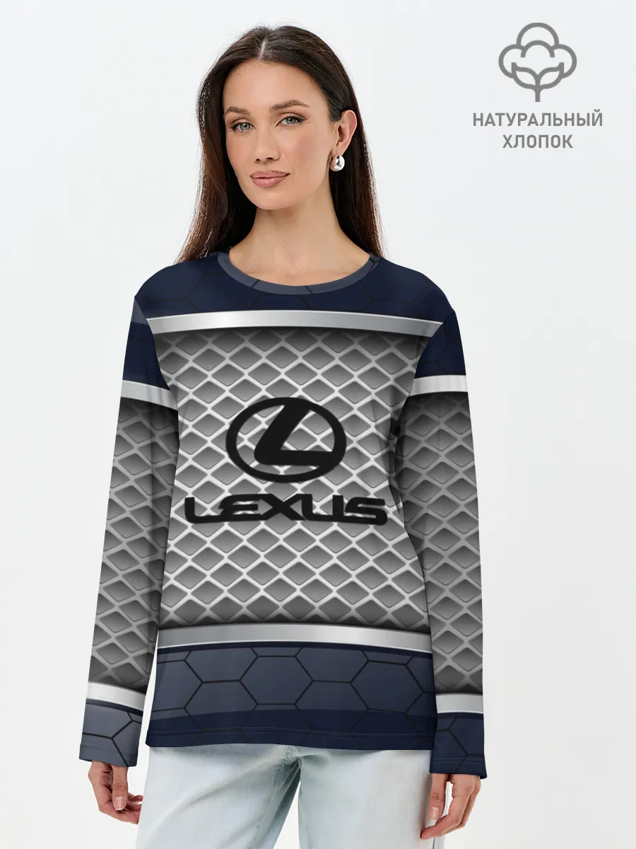 Лонгслив женский. Хлопок / LEXUS SPORT