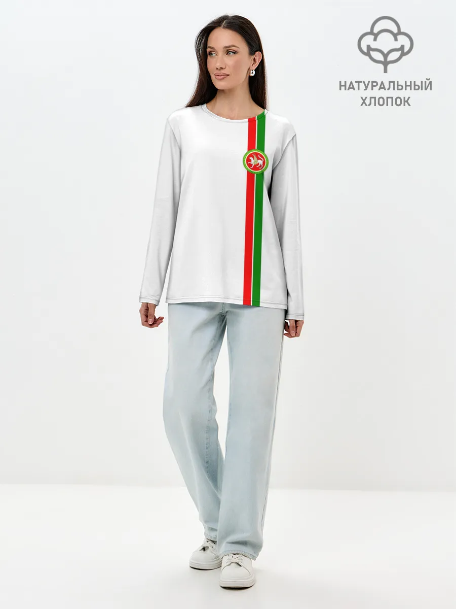 Лонгслив женский. Хлопок / Республика Татарстан