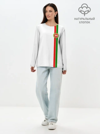 Лонгслив женский. Хлопок / Республика Татарстан