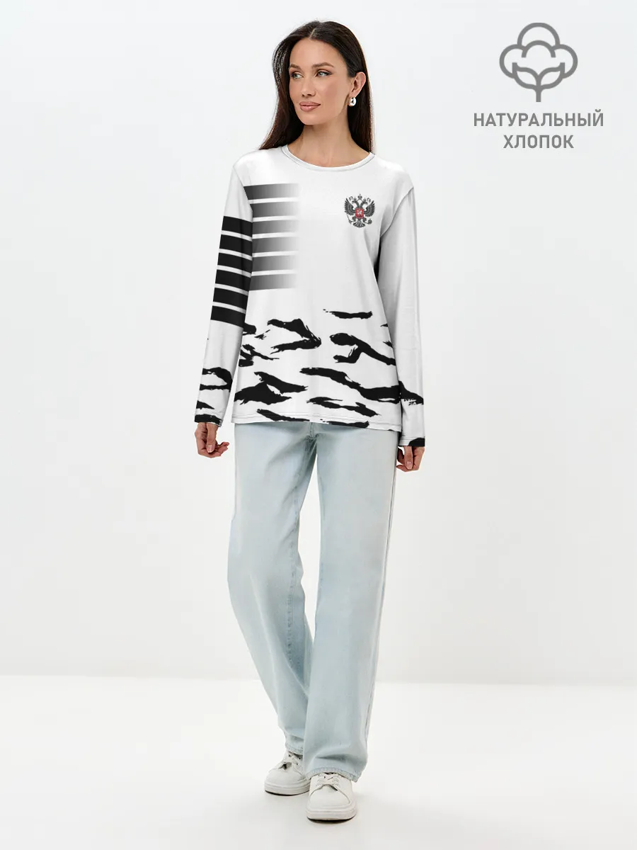 Лонгслив женский. Хлопок / Россия