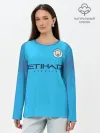 Лонгслив женский. Хлопок / Man. City 18-19