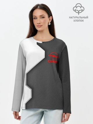 Лонгслив женский. Хлопок / Opel sport uniform auto