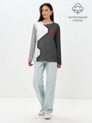 Лонгслив женский. Хлопок / Opel sport uniform auto