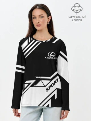 Лонгслив женский. Хлопок / LEXUS SPORT
