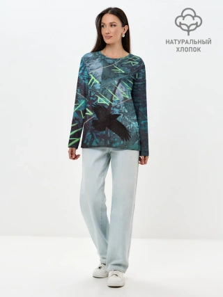 Лонгслив женский. Хлопок / Atreus