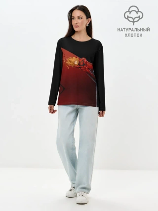 Лонгслив женский. Хлопок / Asuka Langley Soryu