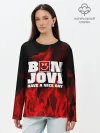 Лонгслив женский. Хлопок / BON JOVI