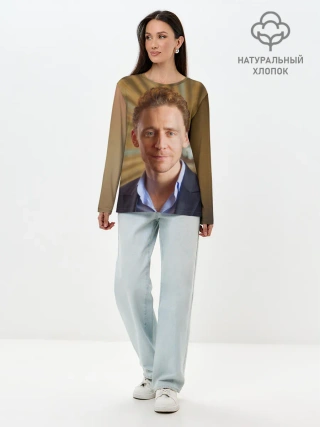 Лонгслив женский. Хлопок / Томми