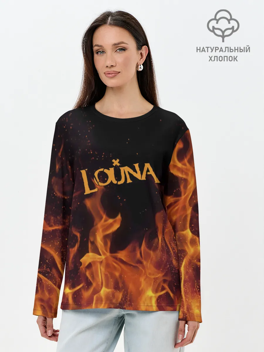Лонгслив женский. Хлопок / Louna