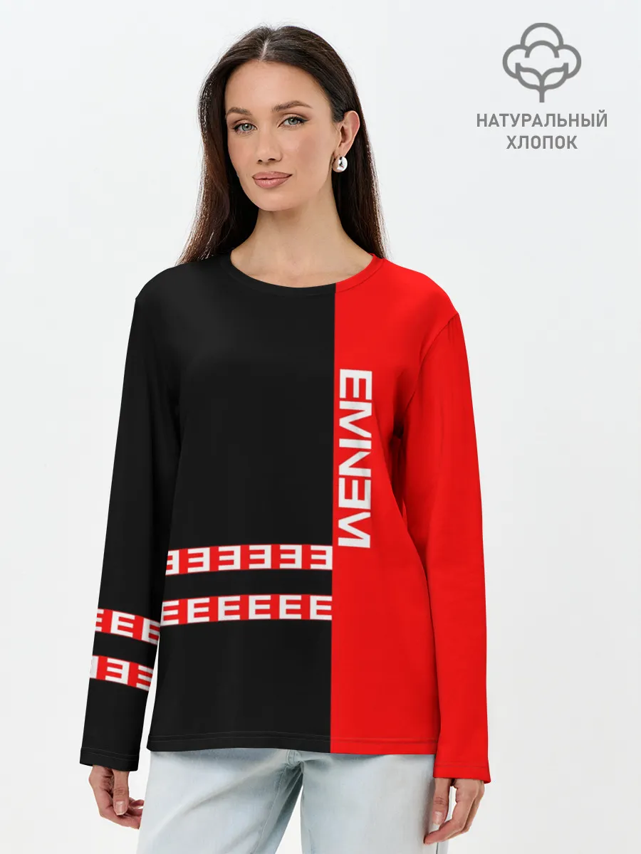 Лонгслив женский. Хлопок / Eminem