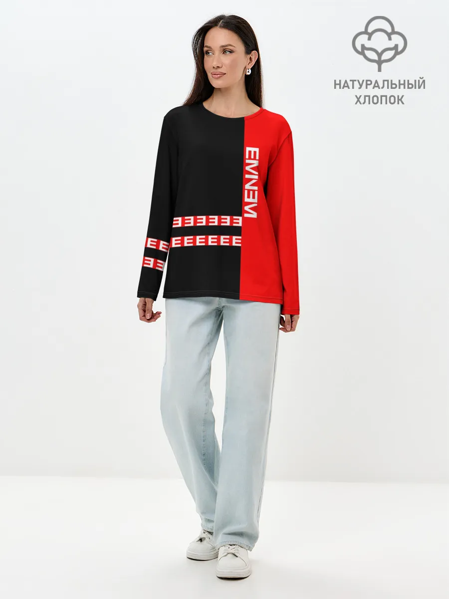 Лонгслив женский. Хлопок / Eminem