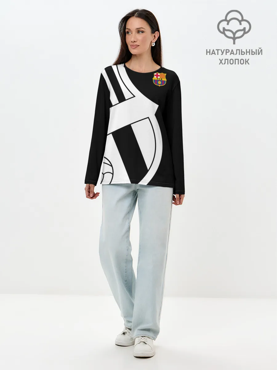 Лонгслив женский. Хлопок / Barcelona Exclusive