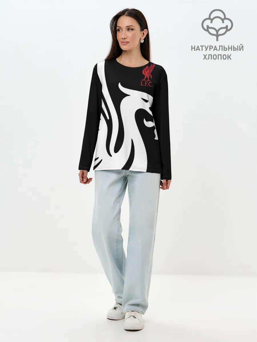 Лонгслив женский. Хлопок / Liverpool Exclusive