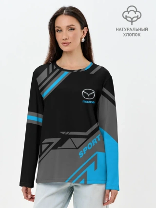 Лонгслив женский. Хлопок / MAZDA SPORT