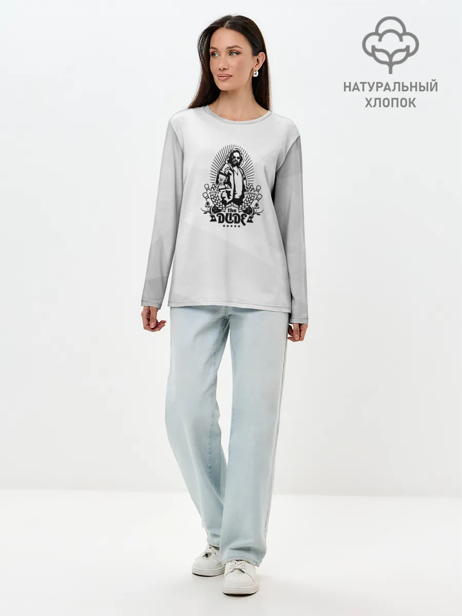 Лонгслив женский. Хлопок / The Dude