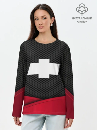 Лонгслив женский. Хлопок / CHEVROLET