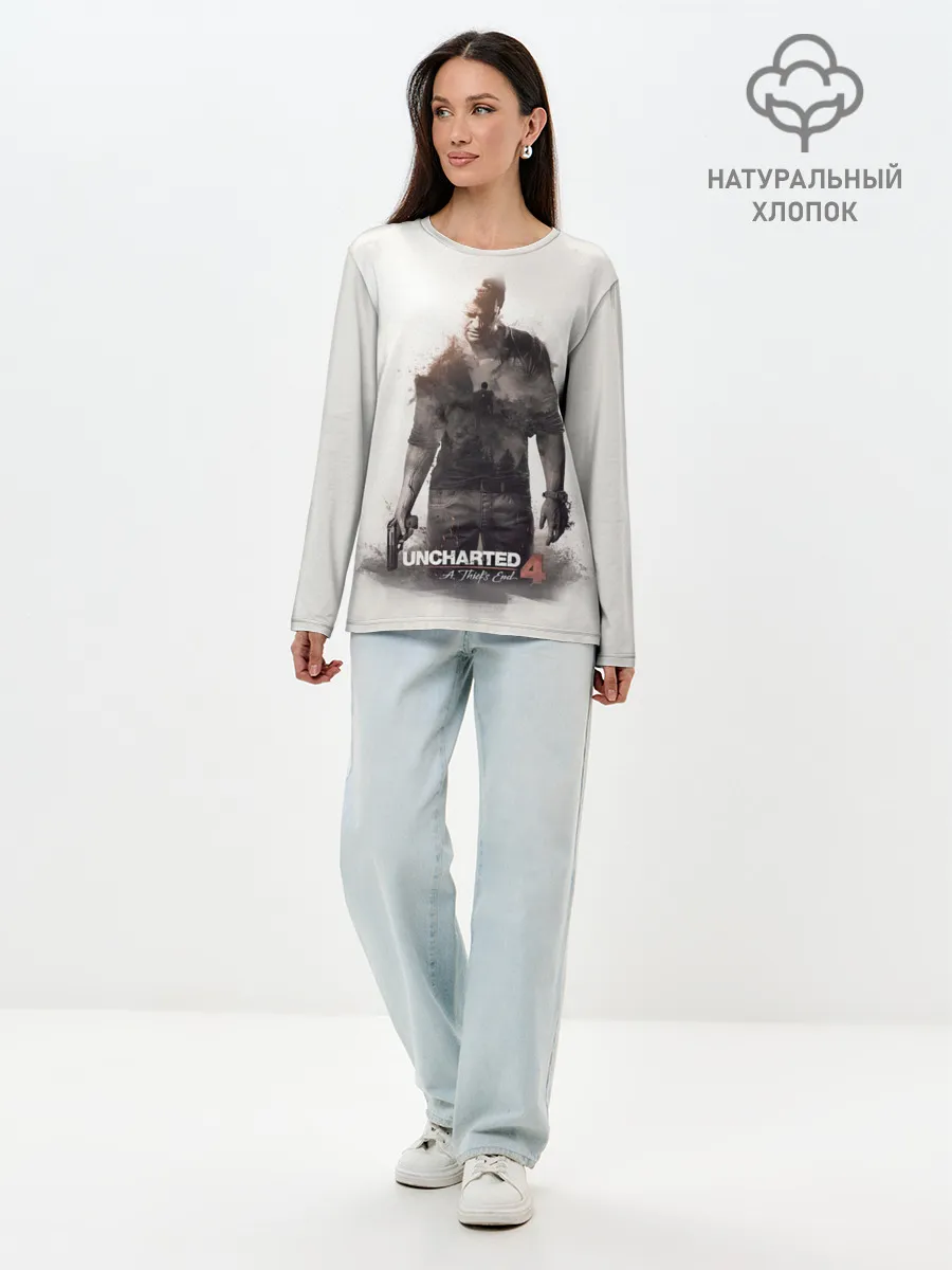 Лонгслив женский. Хлопок / Nathan