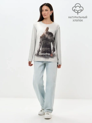 Лонгслив женский. Хлопок / Nathan