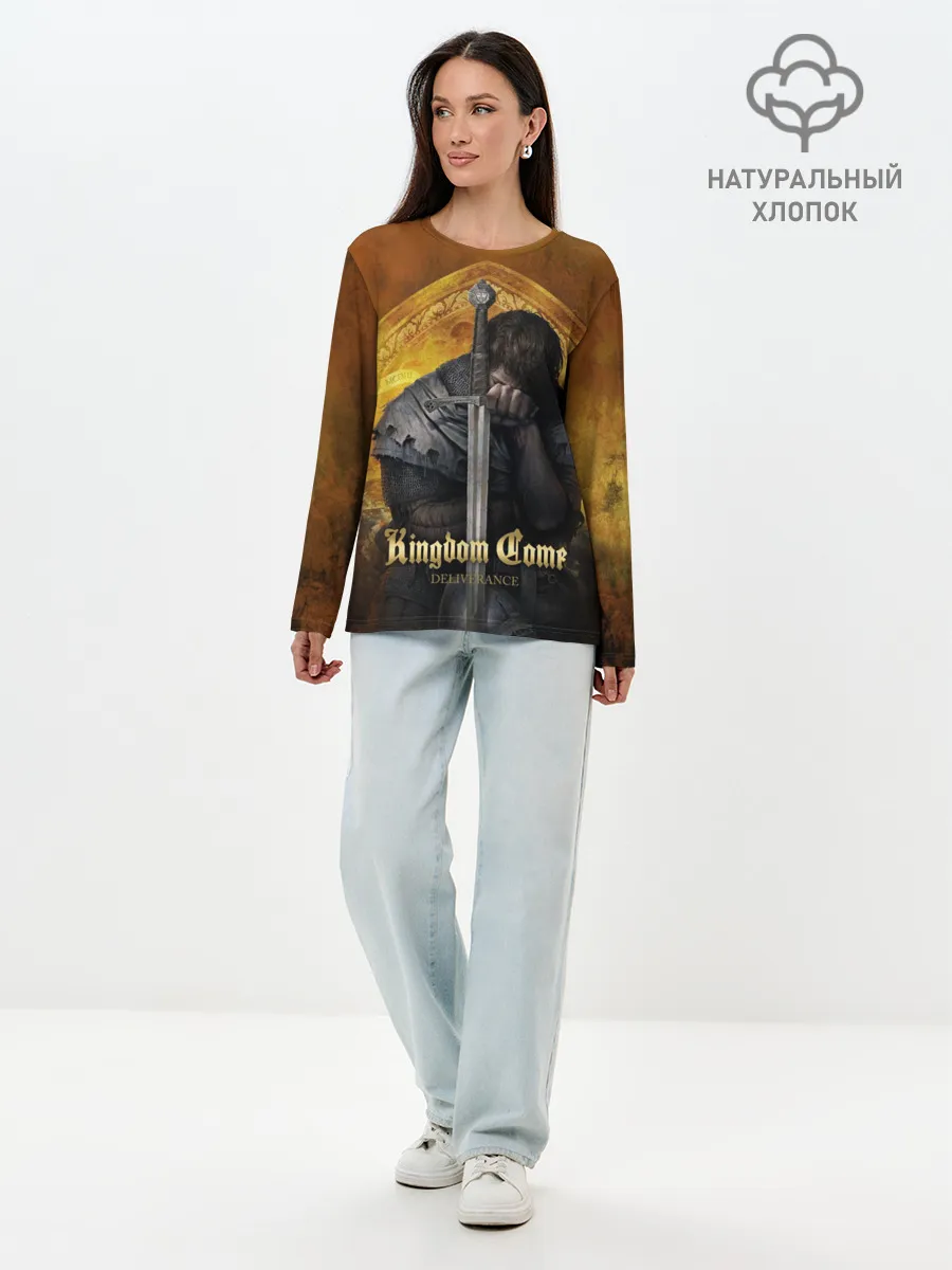 Лонгслив женский. Хлопок / Sad Henry