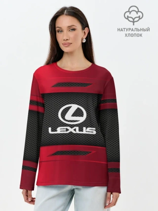Лонгслив женский. Хлопок / LEXUS SPORT