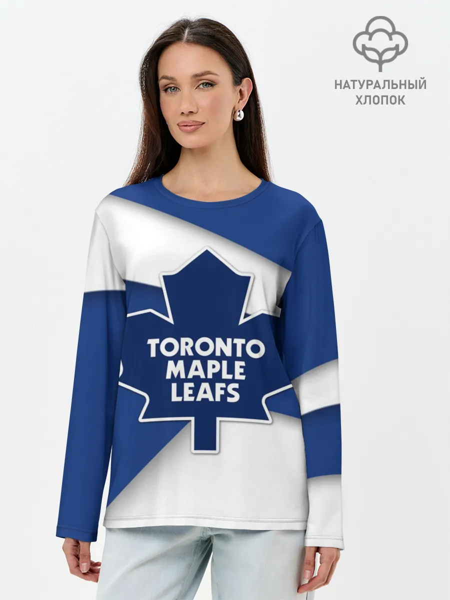 Лонгслив женский. Хлопок / Торонто