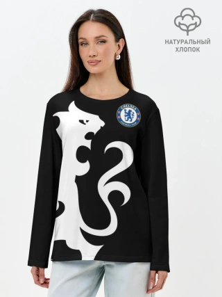 Лонгслив женский. Хлопок / Chelsea Exclusive