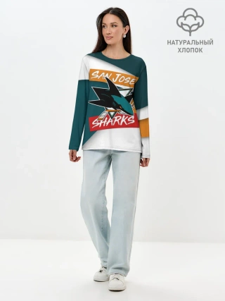 Лонгслив женский. Хлопок / Сан Хосе