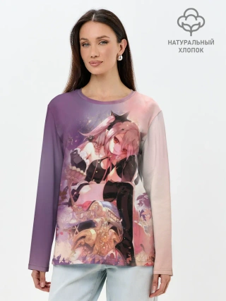 Лонгслив женский. Хлопок / Kururu